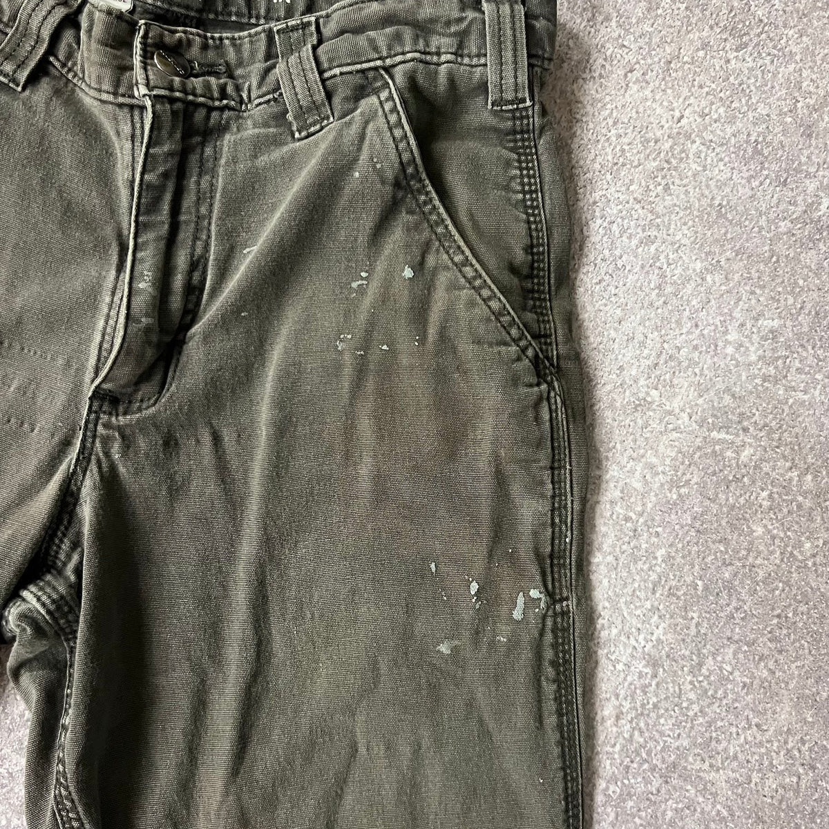 Modern Carhartt Workwear Sun Faded Relaxed Green Pants 30x32