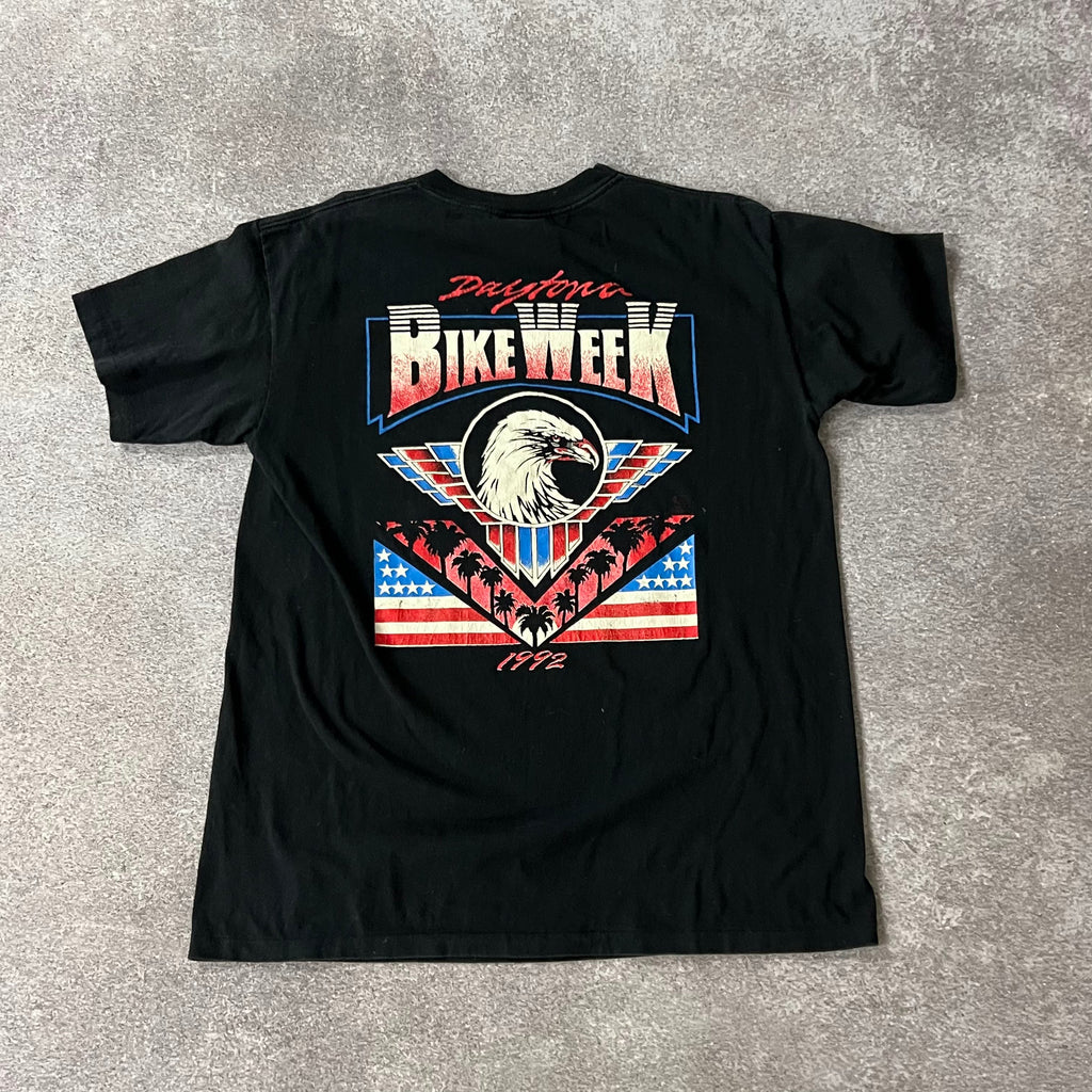 90s Harley Davidson Cracked Print Tee XL