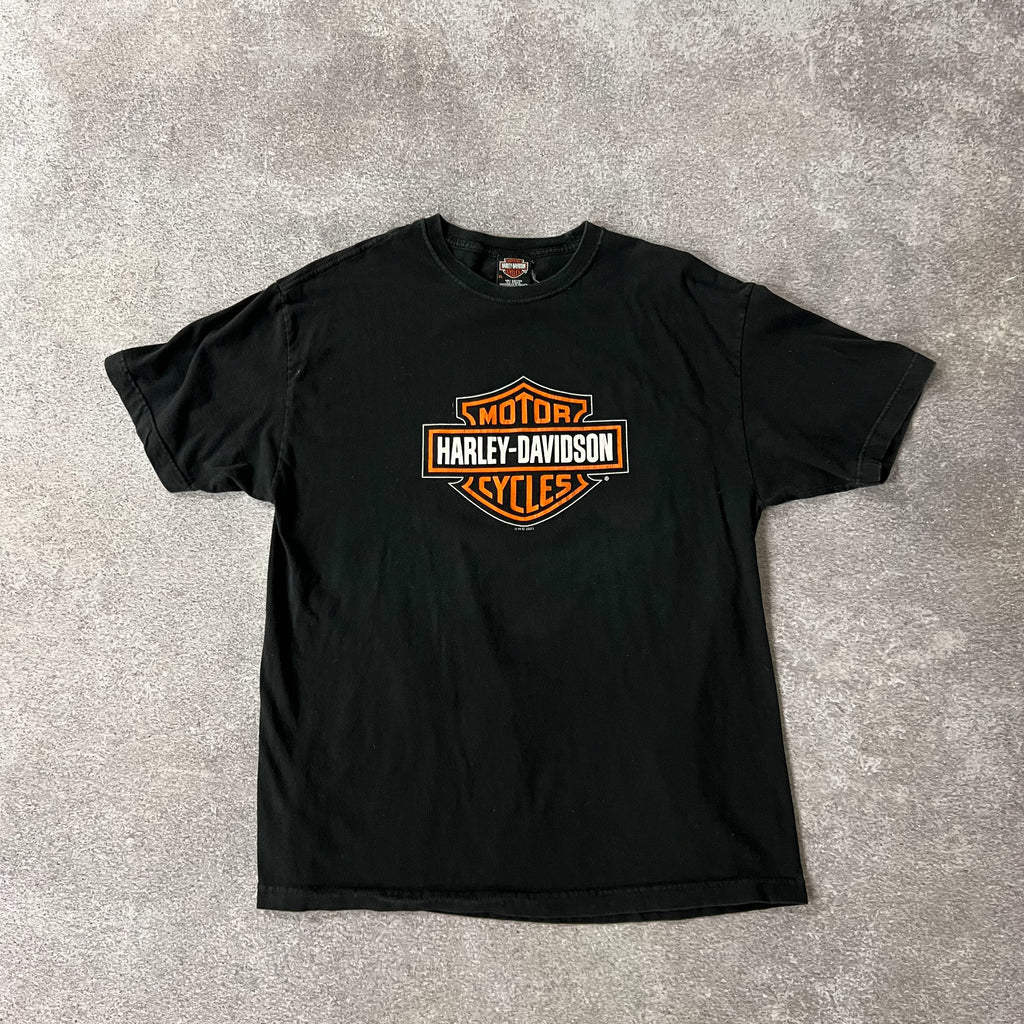 Y2K Harley Davidson Nottingham, England Back Graphic Tee XL