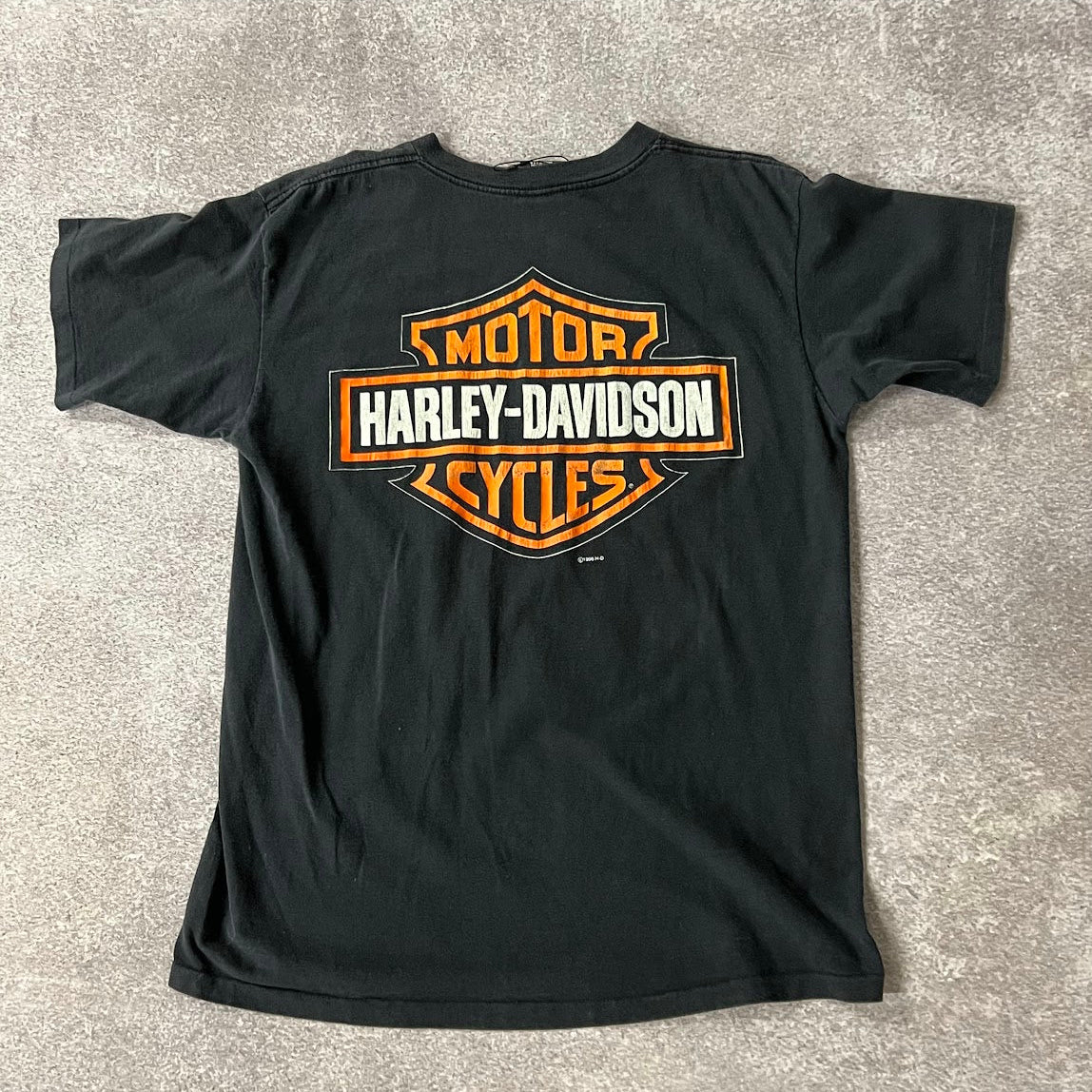 90s Harley Davidson Worn In Tee L