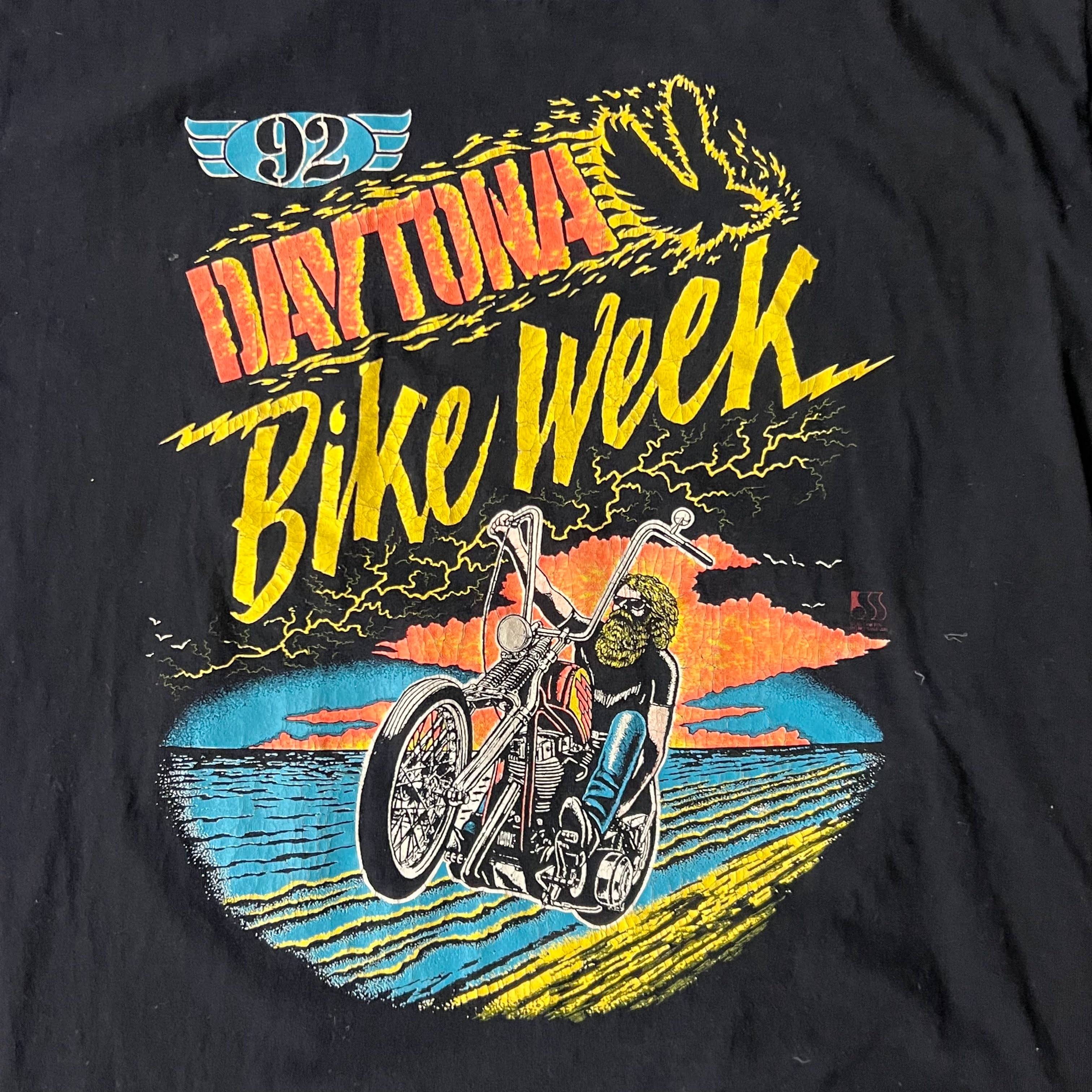 90s Harley Davidson Cracked Print Tee XL