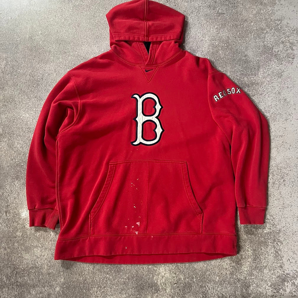 Y2K Boston Red Sox MLB Nike Big Logo Embroidered Vintage Crewneck XL