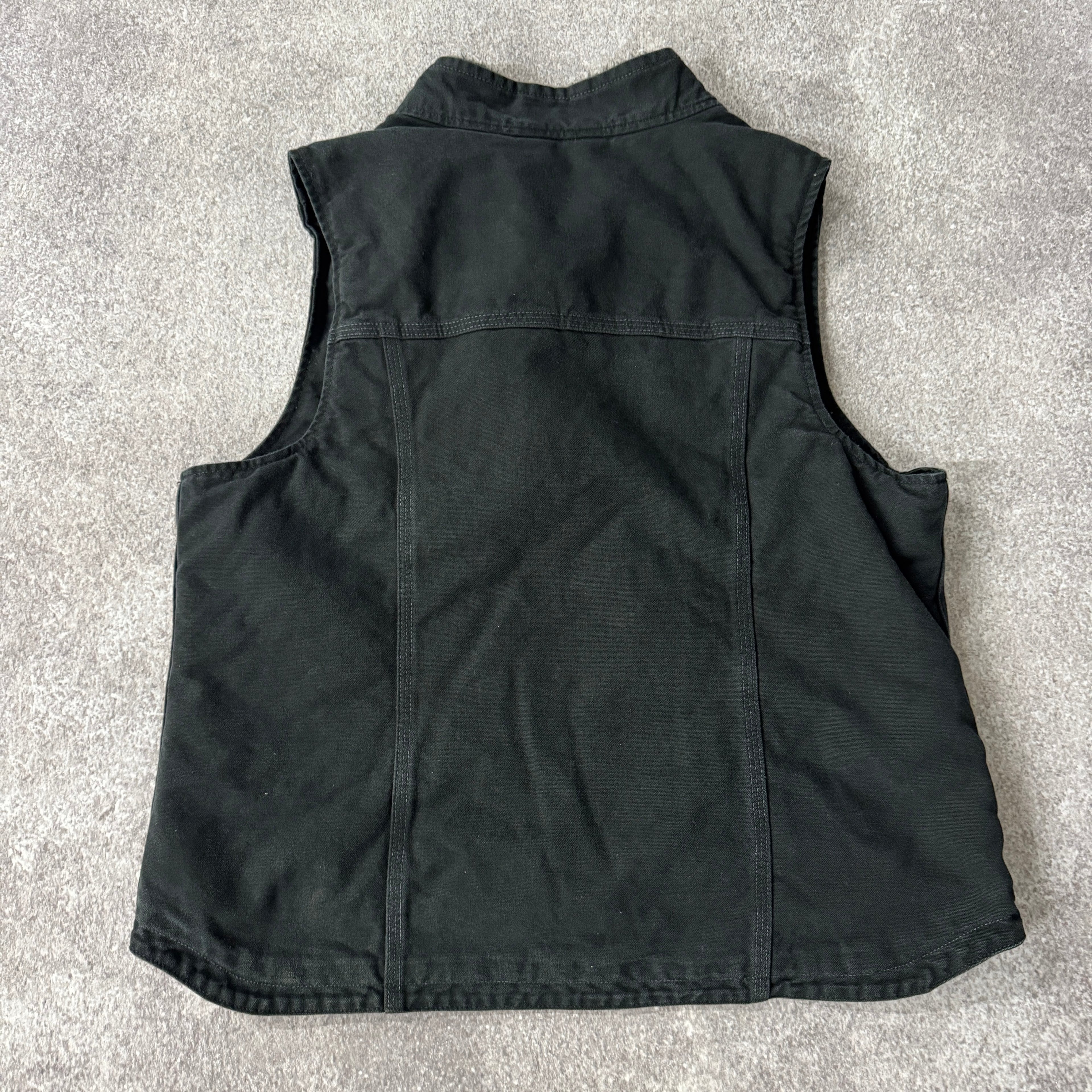 Y2K Carhartt Black Heavyweight Vest XL