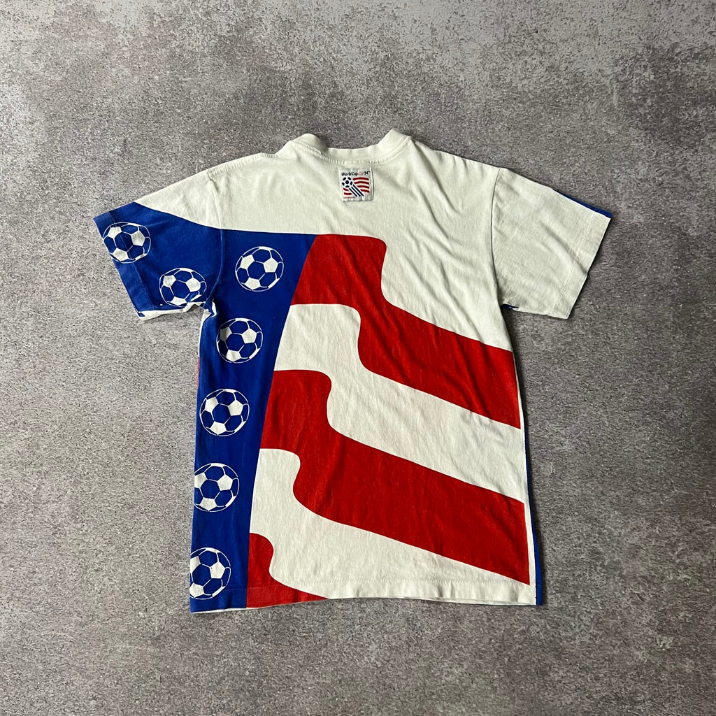 90s World Cup, USA Washington, DC Brockum All Over Print Tee S