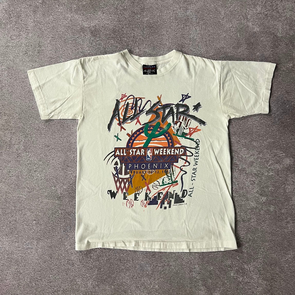 90s Phoenix Suns Magic Johnson T's Single Stitch Tee M
