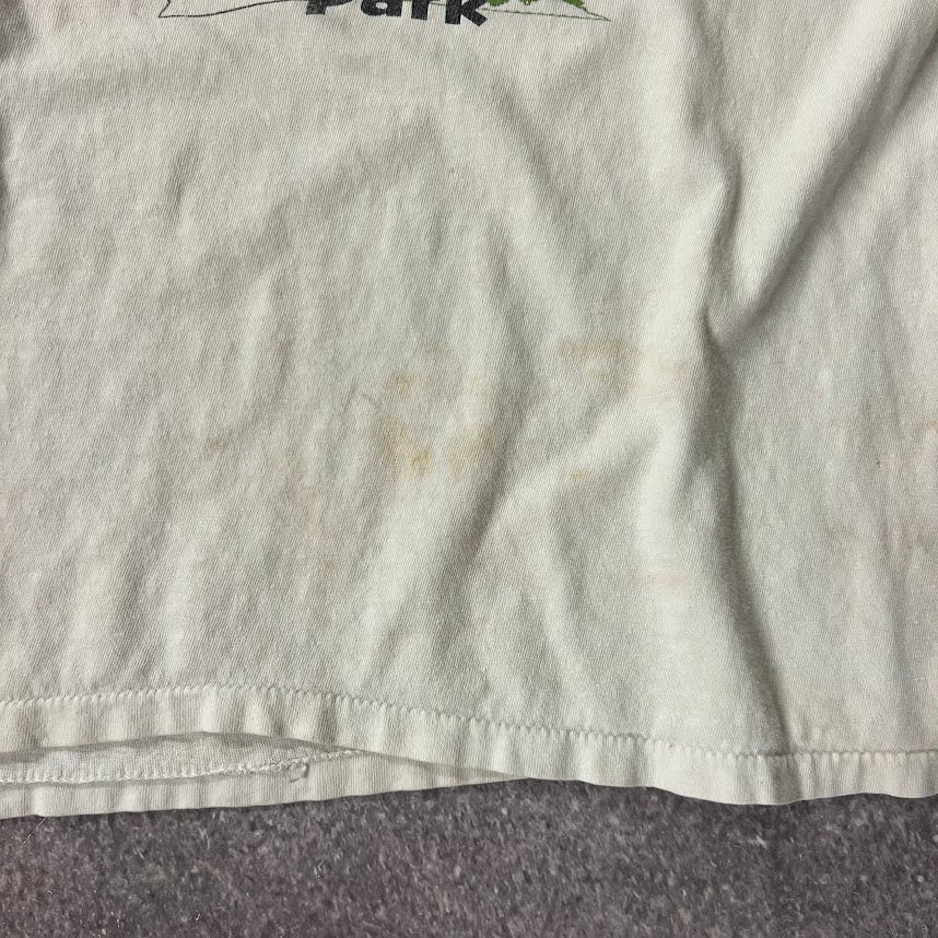 90s Montana Oneita Single Stitch Made in USA Vintage Graphic Tee L