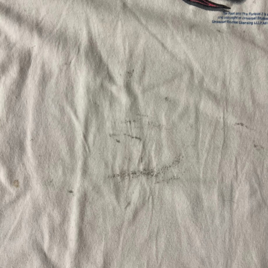 Y2K 2Fast 2Furious Alstyle Big Logo Faded Vintage Graphic Tee XL