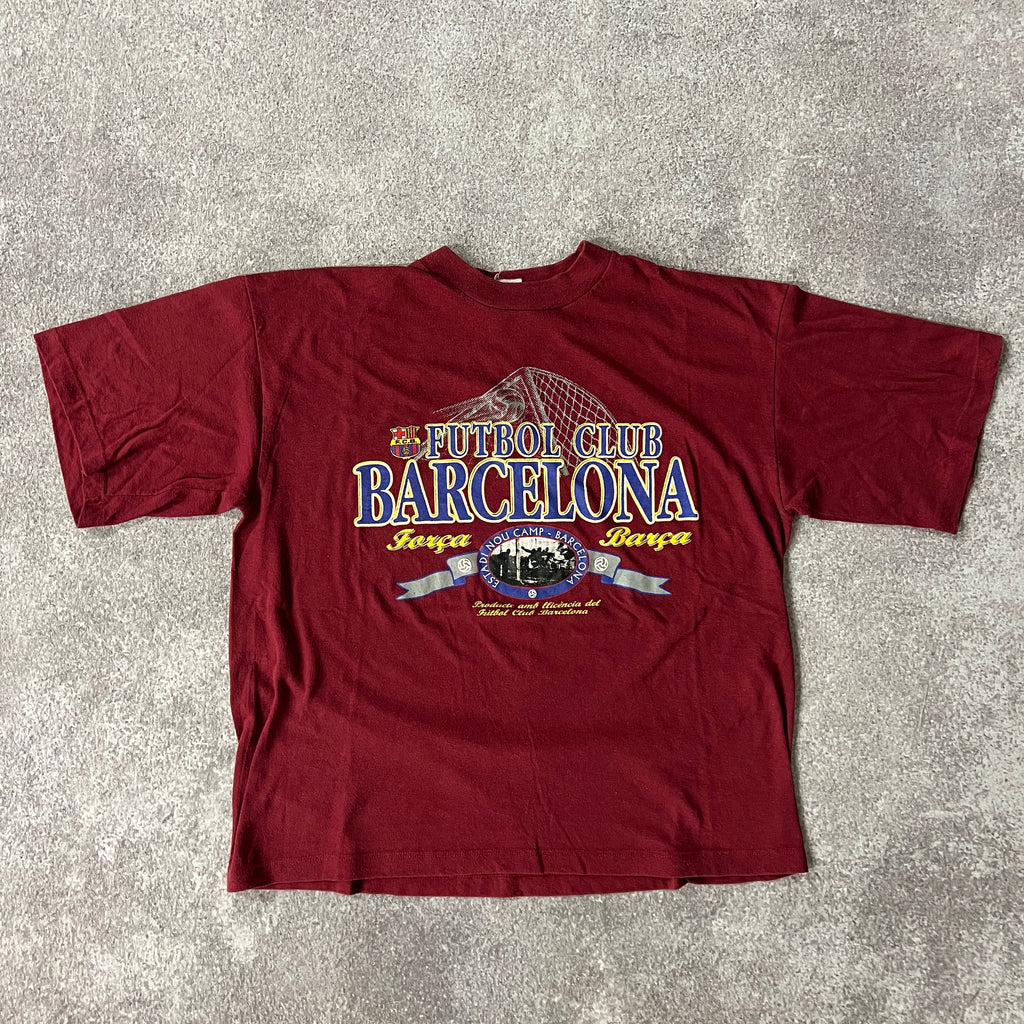 90s Soccer Big Logo Tee L