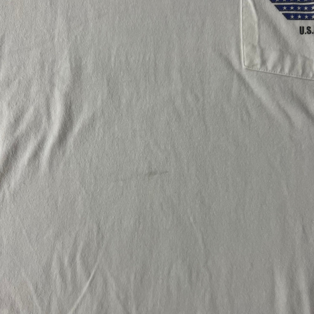Y2K Harley Davidson White Big Logo Long Sleeve Tee XL