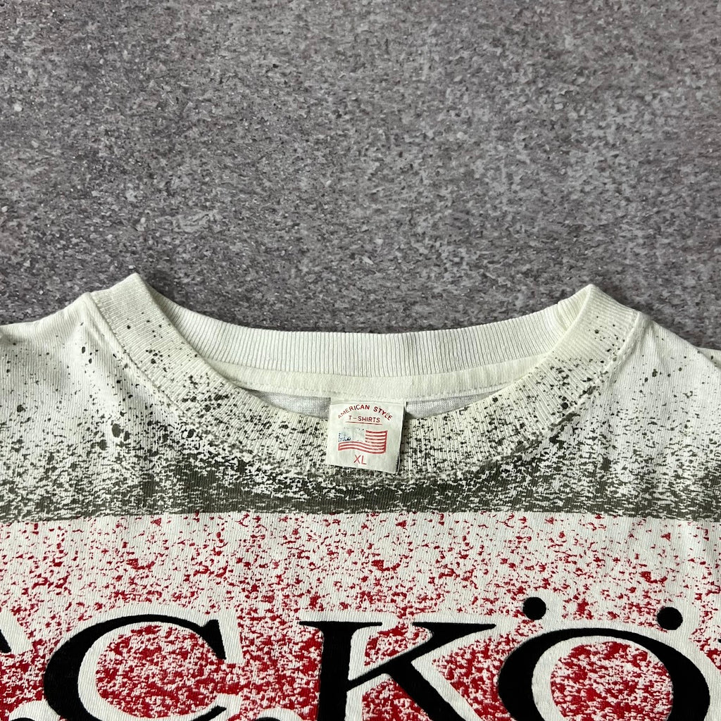 90s FC Koln American Style All Over Print Tee XL