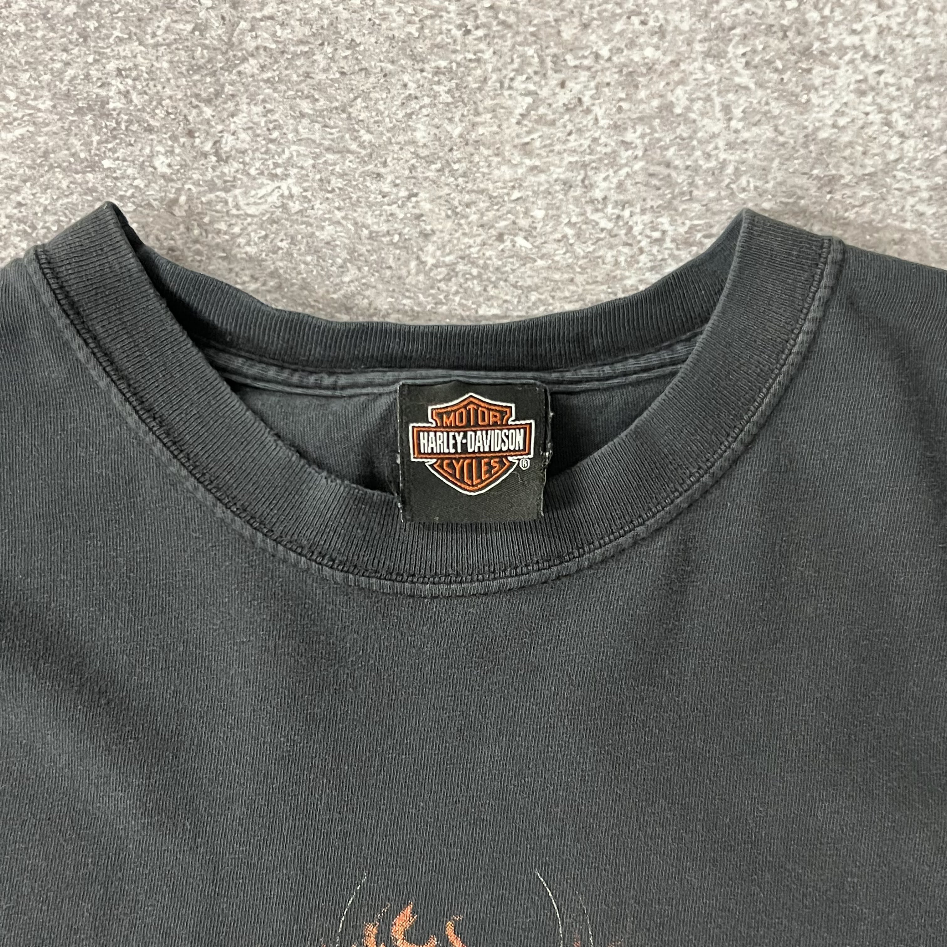 Y2K Harley Davidson Back Graphic Tee XXL