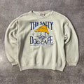 80s The Salty Dog Hanes Cracked Print Vintage Crewneck Sweatshirt M