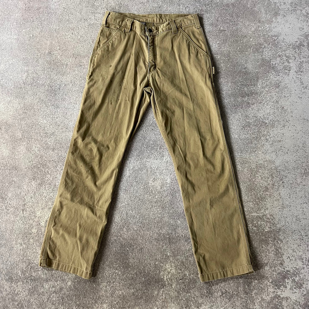 Modern Carhartt Workwear Relaxed Tan Streetwear Pants 34x32