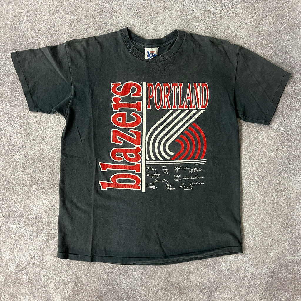 90s Portland Trail Blazers America's Finest Cracked Print Tee XL