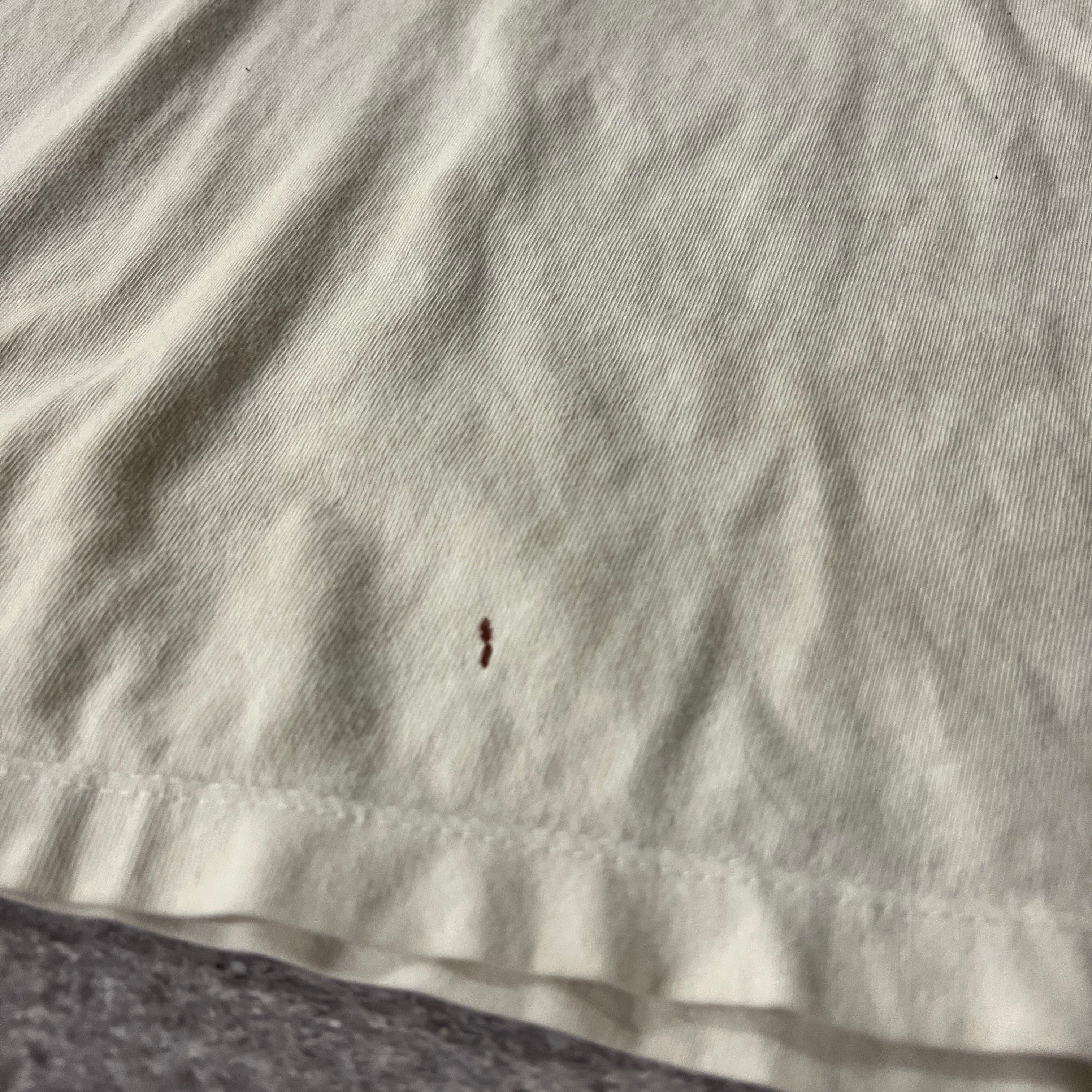 2010s Cancun, Mexico White Distressed Tee L