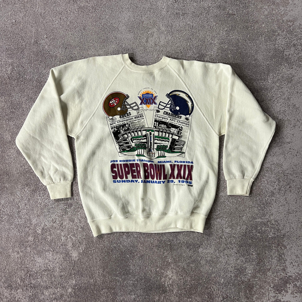 90s Los Angeles Chargers Santee Big Logo Crewneck L