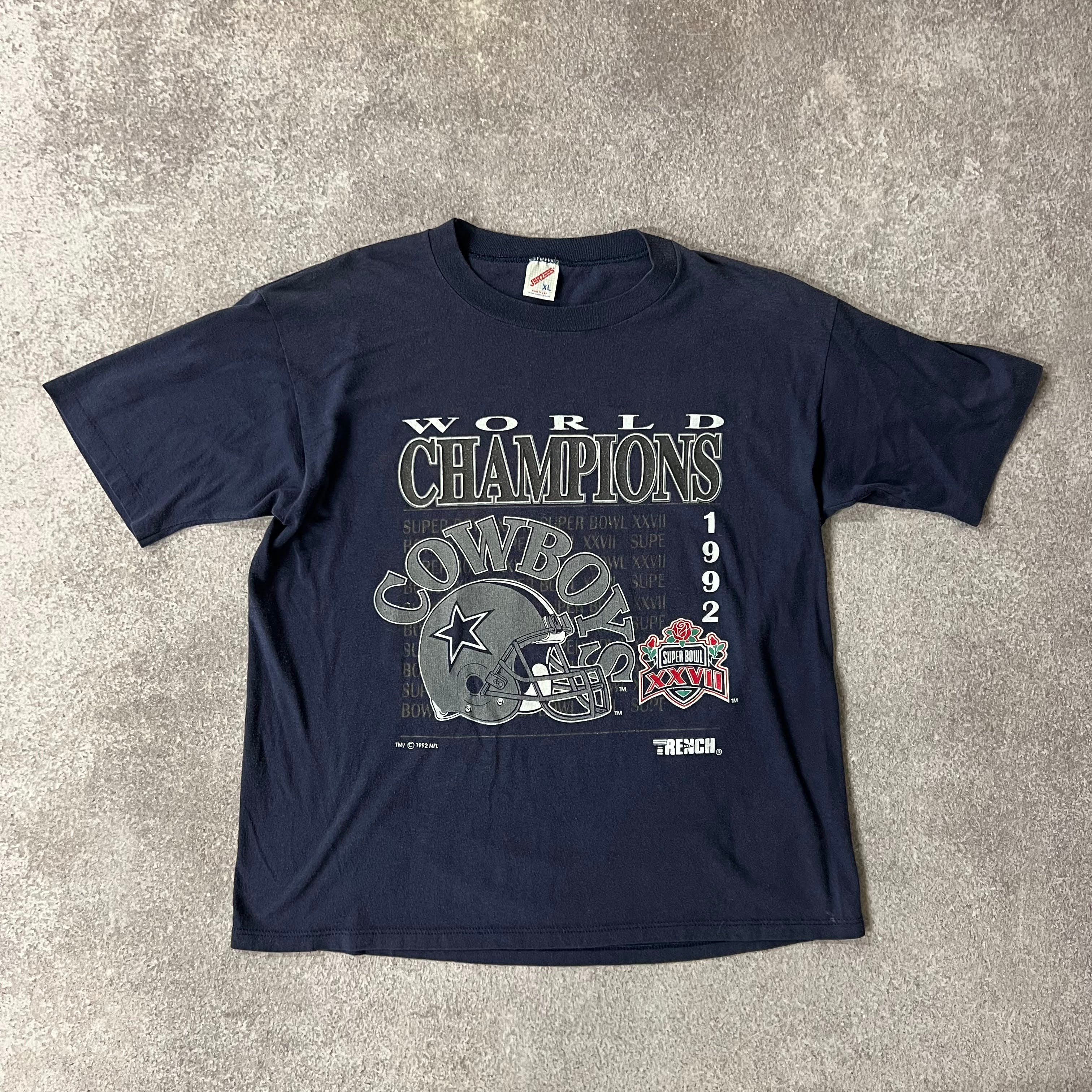 90s Dallas Cowboys Jerzees Big Logo Tee XL
