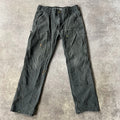 2010s Carhartt Workwear Distressed Relaxed Gray Vintage Pants 34x32