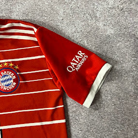 2020s FC Bayern Munich Adidas Red Back Graphic Jersey S