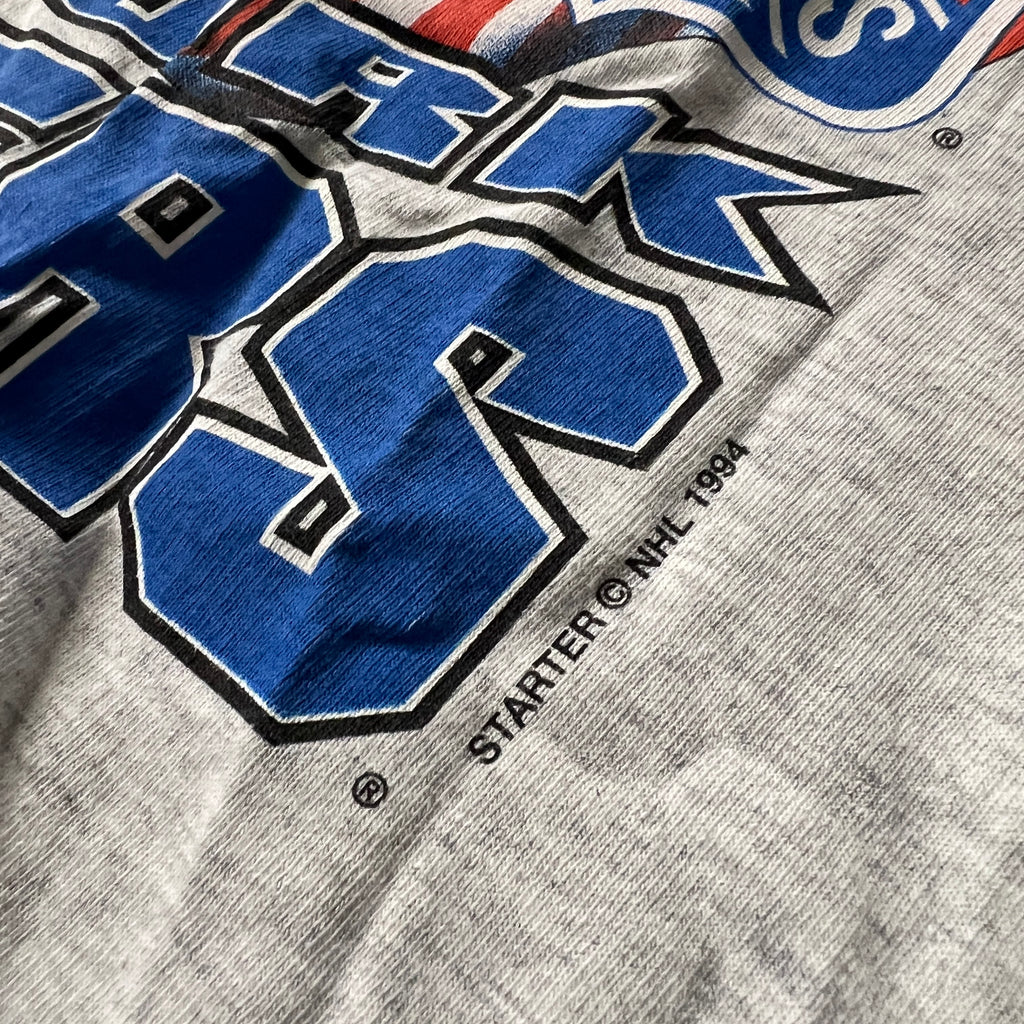 90s New York Rangers Starter Big Logo Tee XL