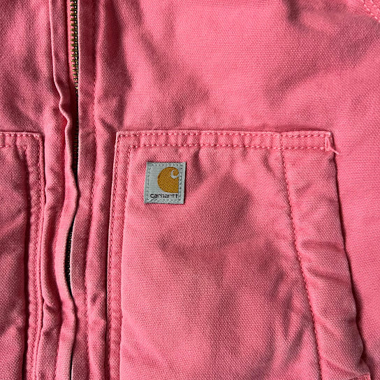 Modern Carhartt Kids Fleece Workwear Outdoor Pink Jacket XXS