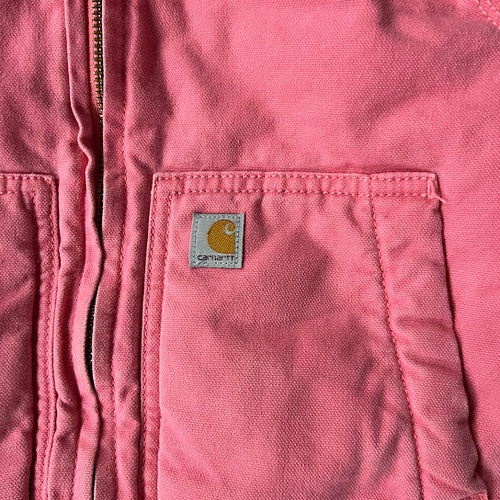 Modern Carhartt Kids Fleece Workwear Outdoor Pink Jacket XXS