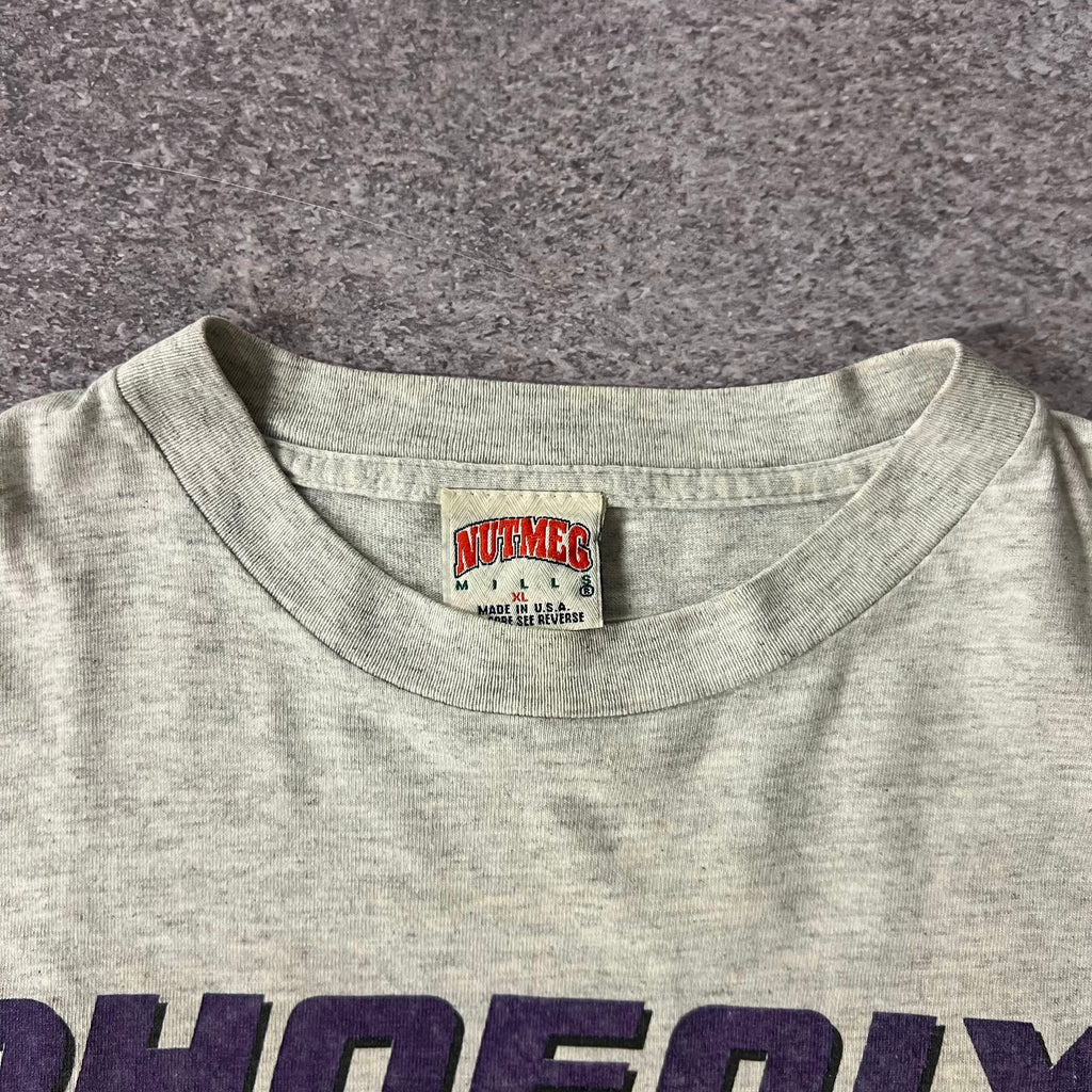 90s Phoenix Suns Nutmeg Mills Sun Faded Single Stitch Tee XL