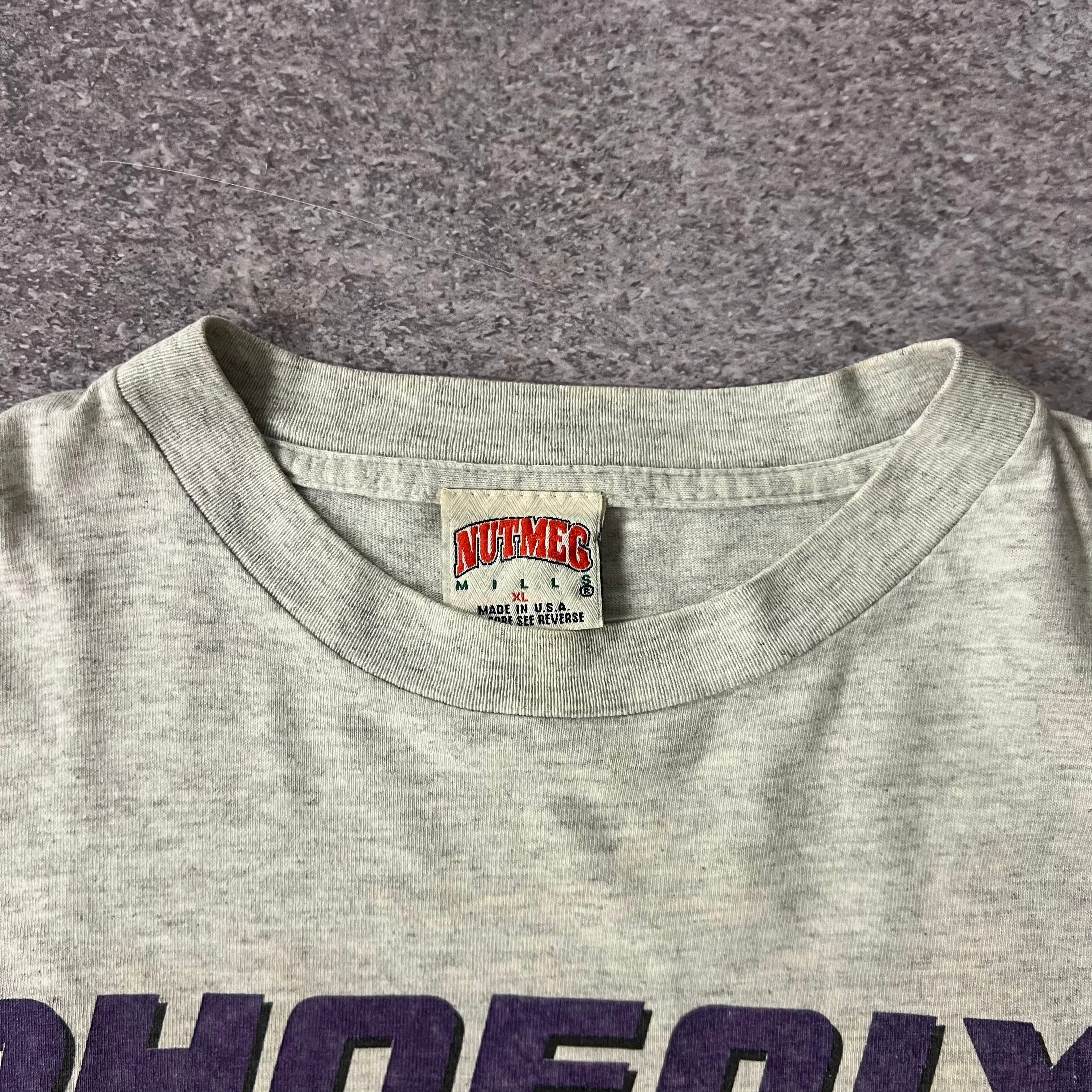 90s Phoenix Suns Nutmeg Mills Sun Faded Single Stitch Tee XL