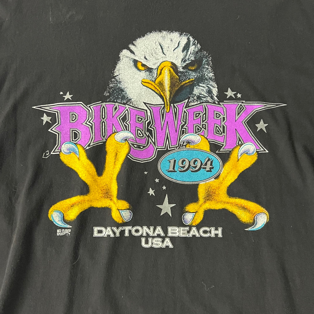 90s Oneita Daytona Beach Worn In Long Sleeve Tee XL