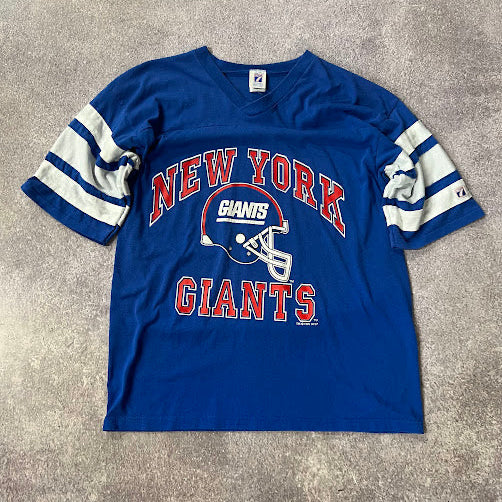 90s New York Giants NFL Logo 7 Big Logo Made in USA Vintage Tee L