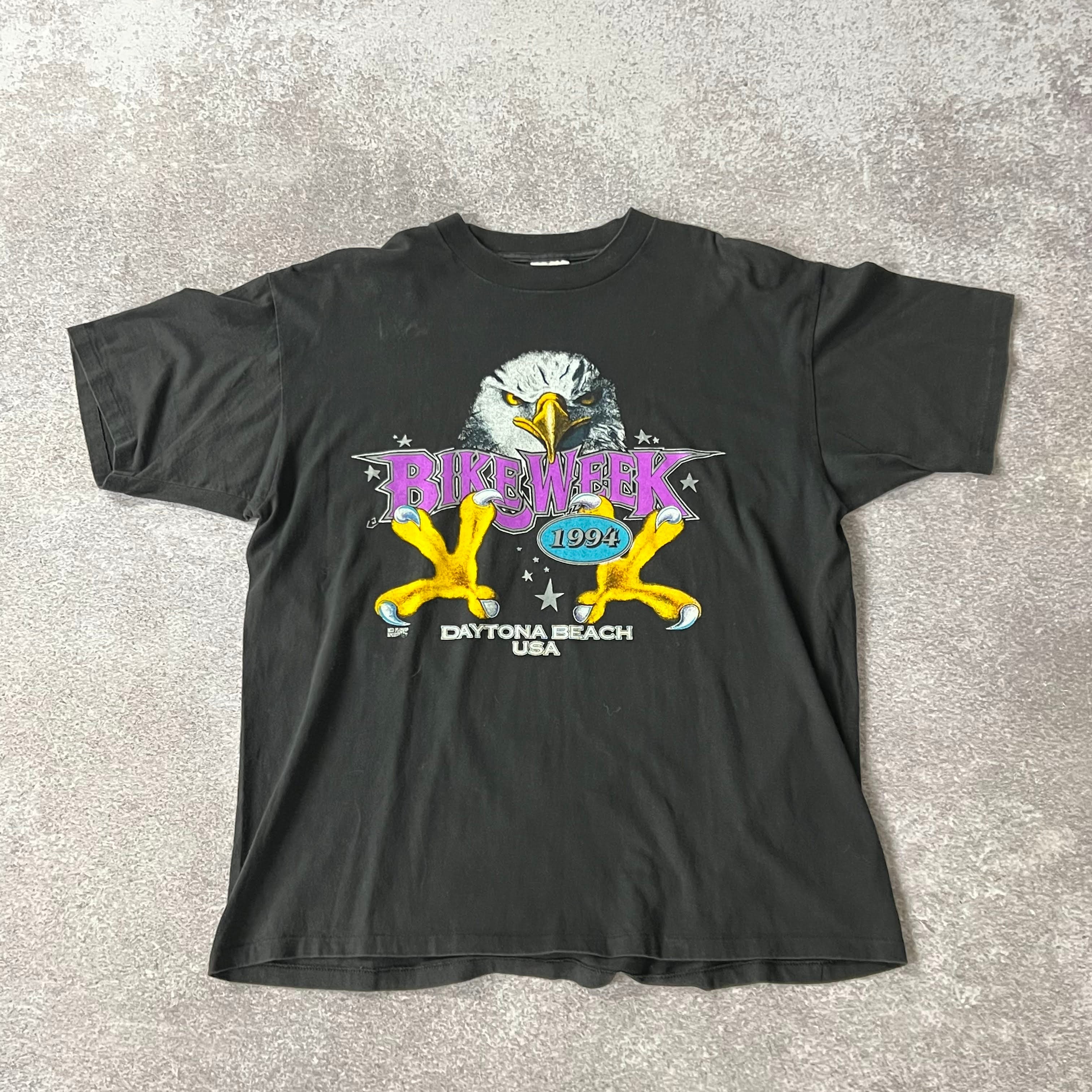 90s Oneita Daytona Beach Worn In Long Sleeve Tee XL