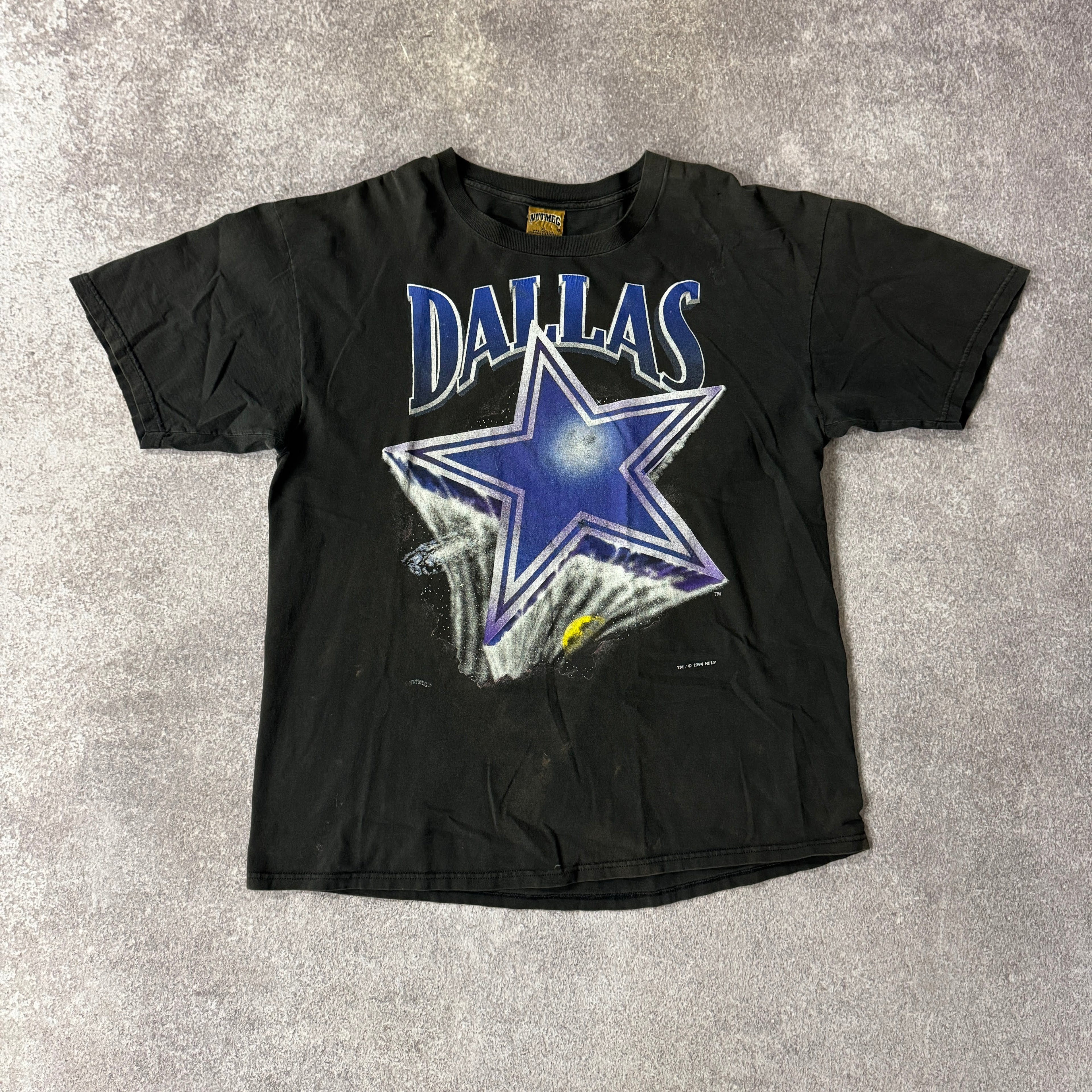90s Dallas Cowboys Nutmeg Mills Big Logo Tee XL