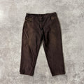 90s Levi's 550 Brown Relaxed Distressed Jeans