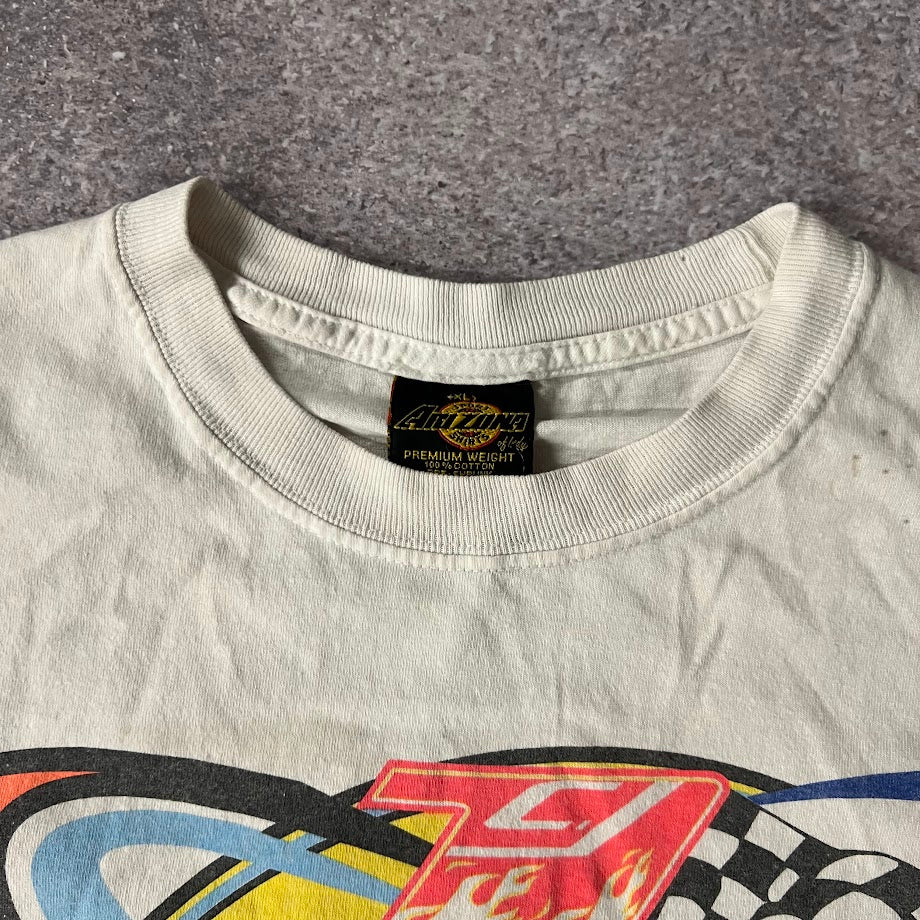 Y2K Whiteland Indiana Arizona Big Logo Faded Graphic Tee XL