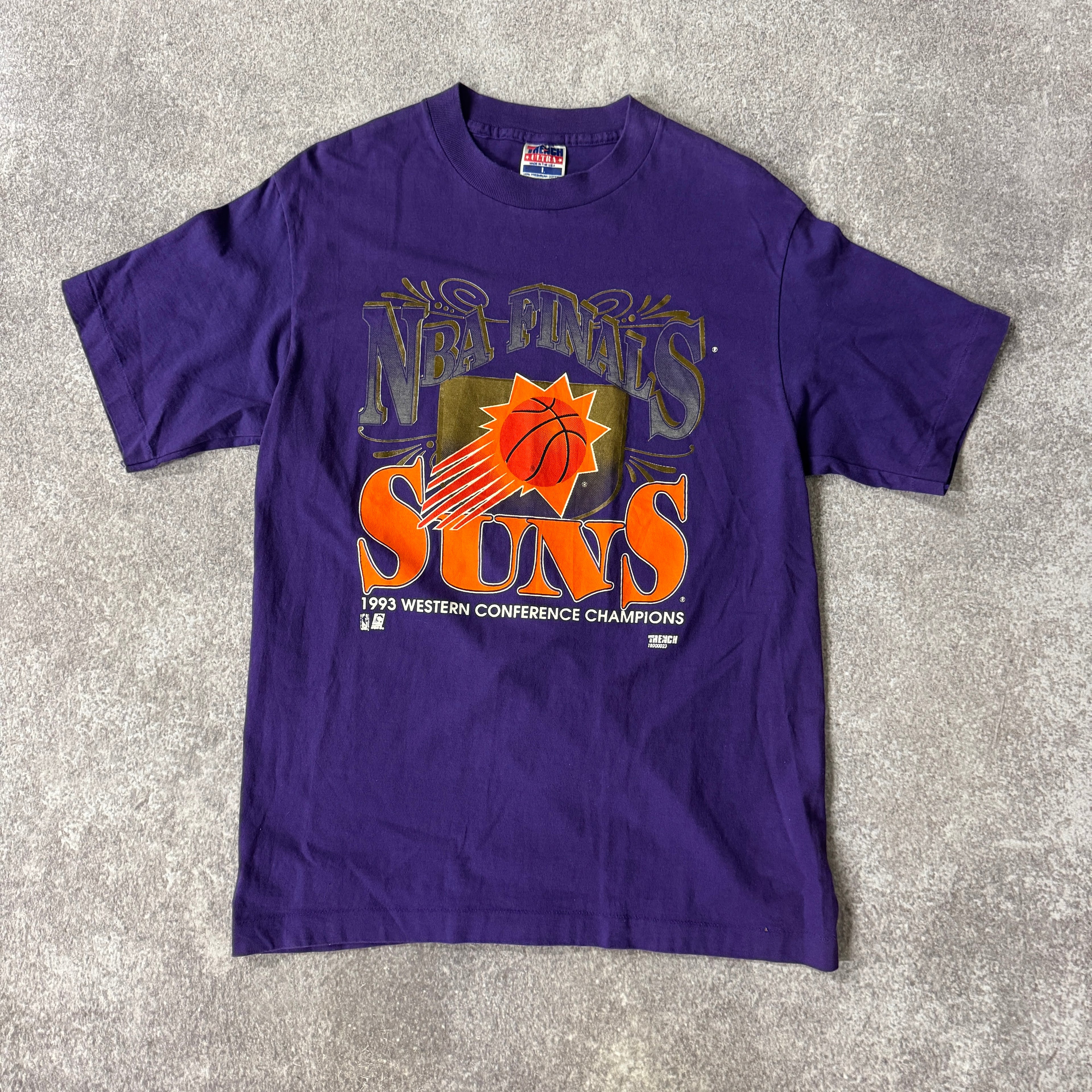 90s Phoenix Suns Western Conference Champions Single Stitch Tee L