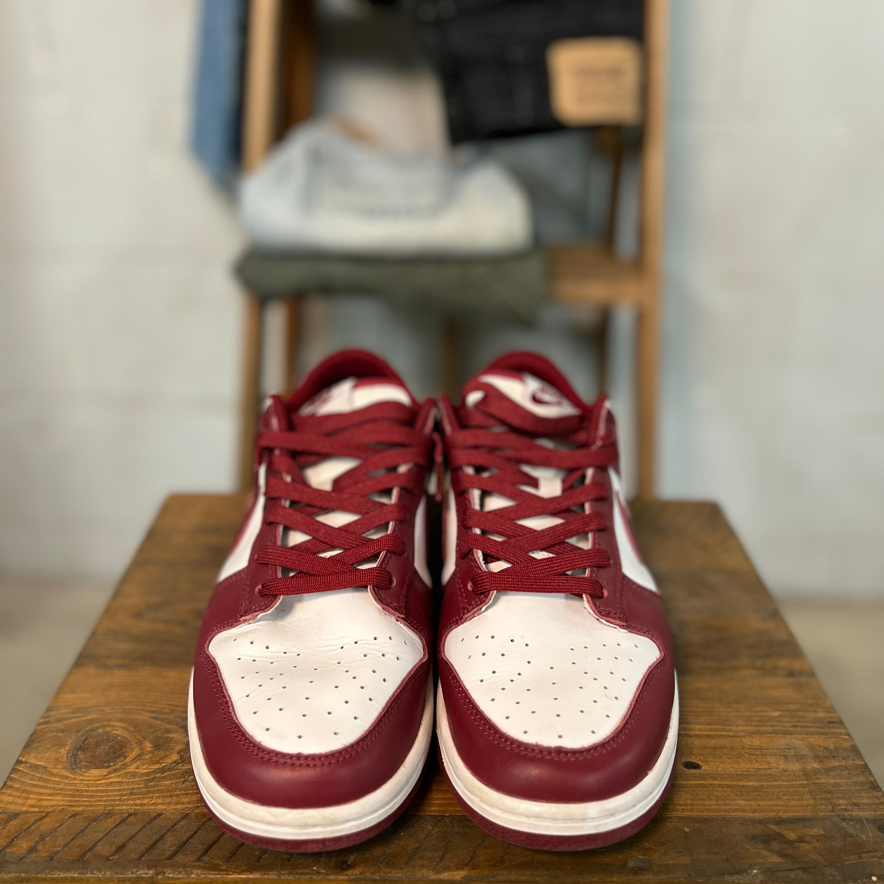 2010s Nike Dunk Low "Team Red" Sneakers Men's 9.5