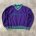 90s Champion Made in USA Embroidered Vintage Athletic Jacket L