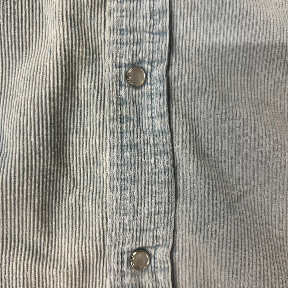 70s GWG Pearl Snap Western Faded Distressed Vintage Button Down Shirt M