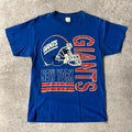 90s New York Giants Competitor Big Logo Single Stitch Tee L