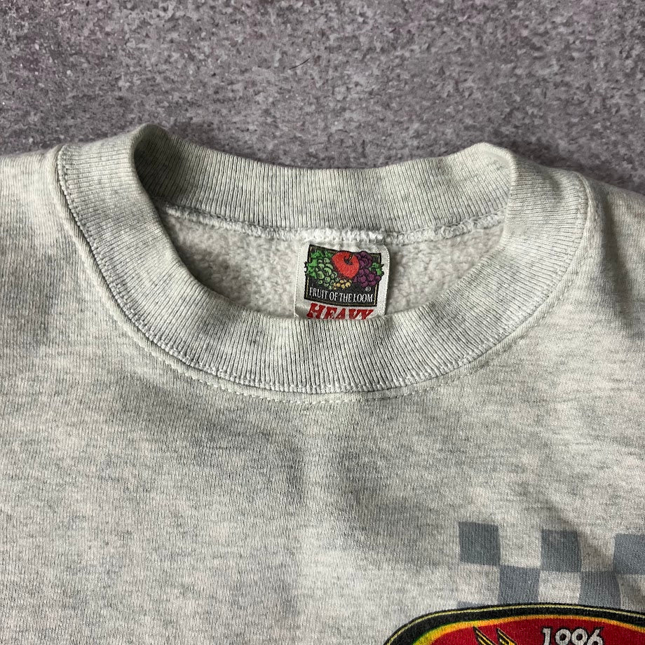 90s Terry Labonte NASCAR Fruit of the Loom Big Logo Crewneck Sweatshirt XL