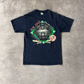 90s New York Yankees Logo 7 Big Logo Double Stitch Tee L