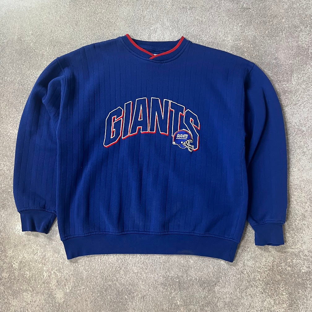 90s New York Giants NFL Starter Big Logo Embroidered Vintage Crewneck L