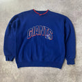 90s New York Giants NFL Starter Big Logo Embroidered Vintage Crewneck L