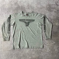 Y2K Harley Davidson Lewiston, Maine Gray Worn In Long Sleeve Tee L
