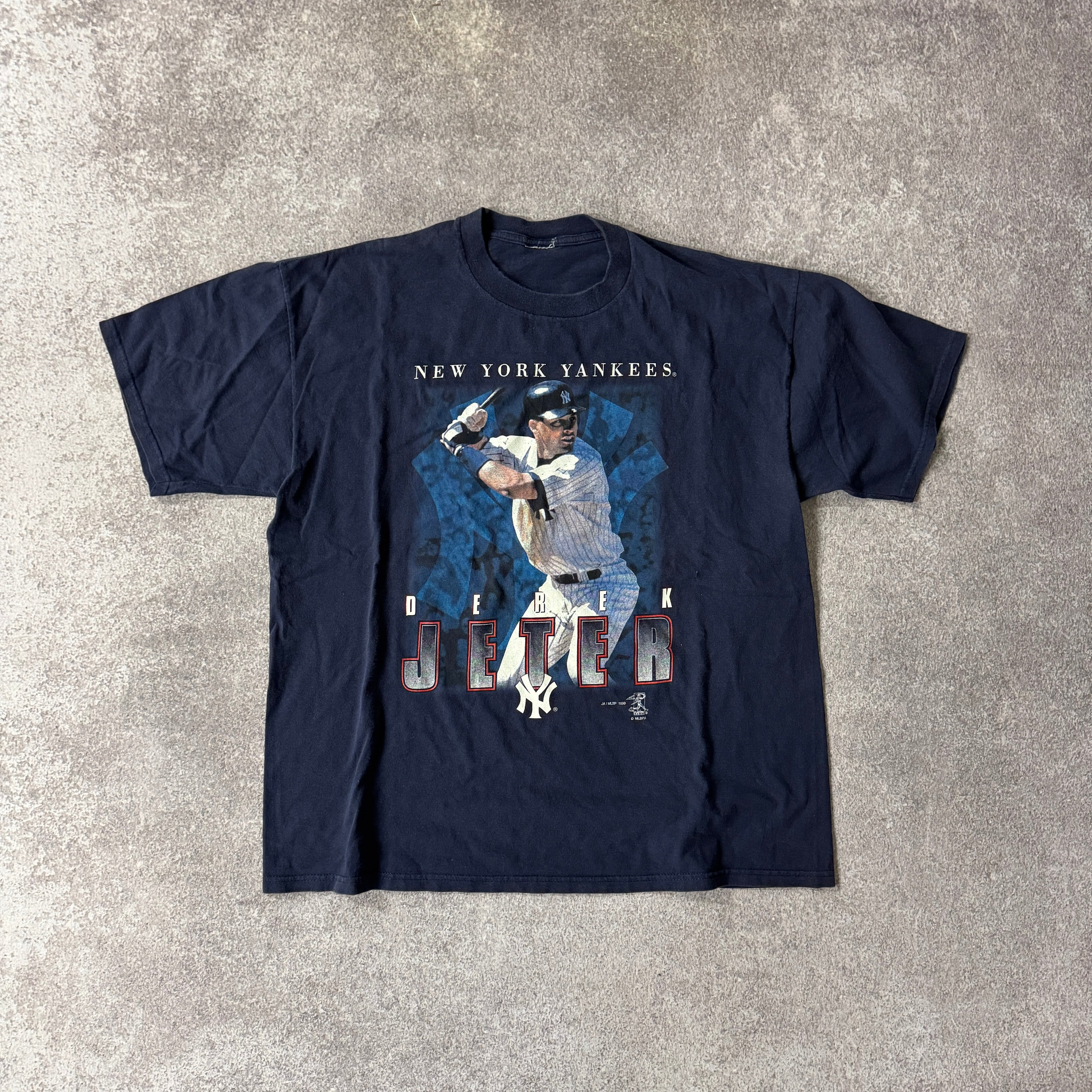 90s New York Yankees Joy Athletic Big Logo Tee XL