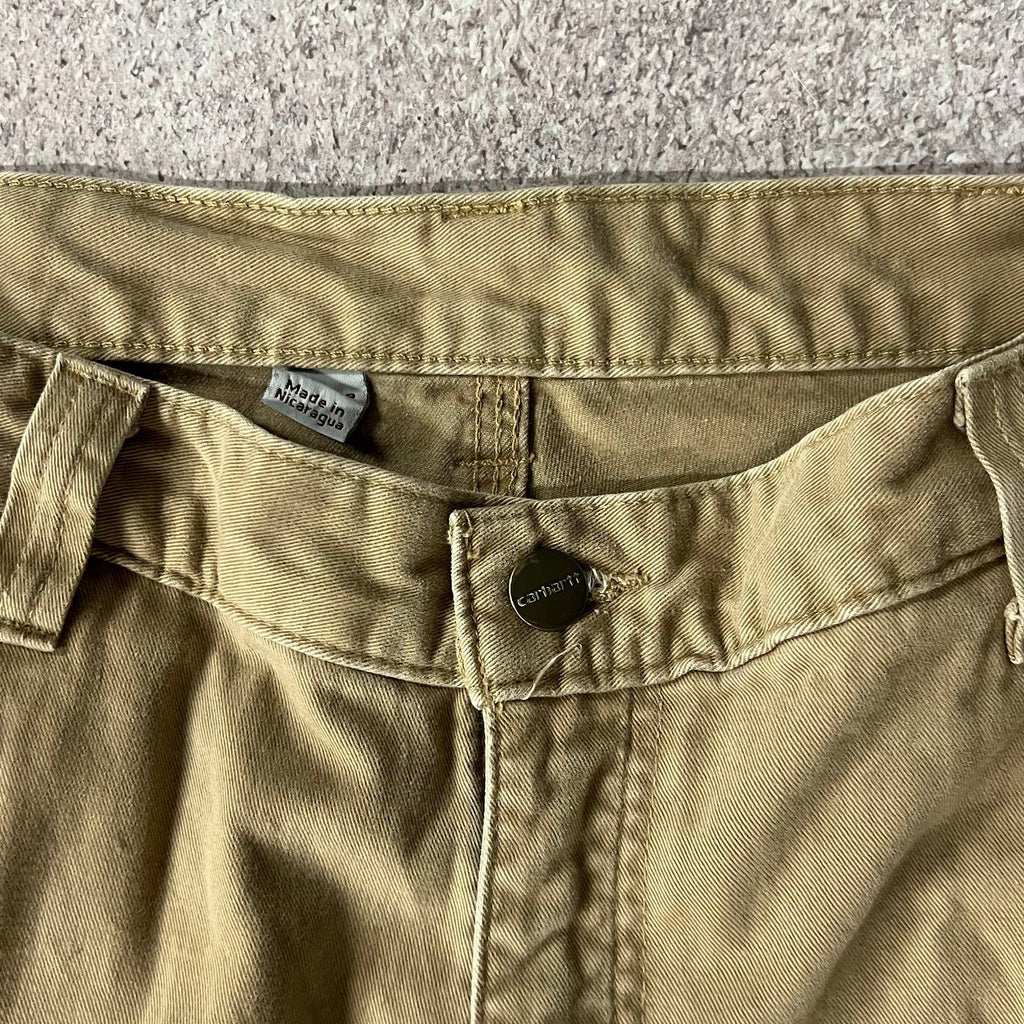 Modern Carhartt Workwear Relaxed Tan Streetwear Pants 34x32