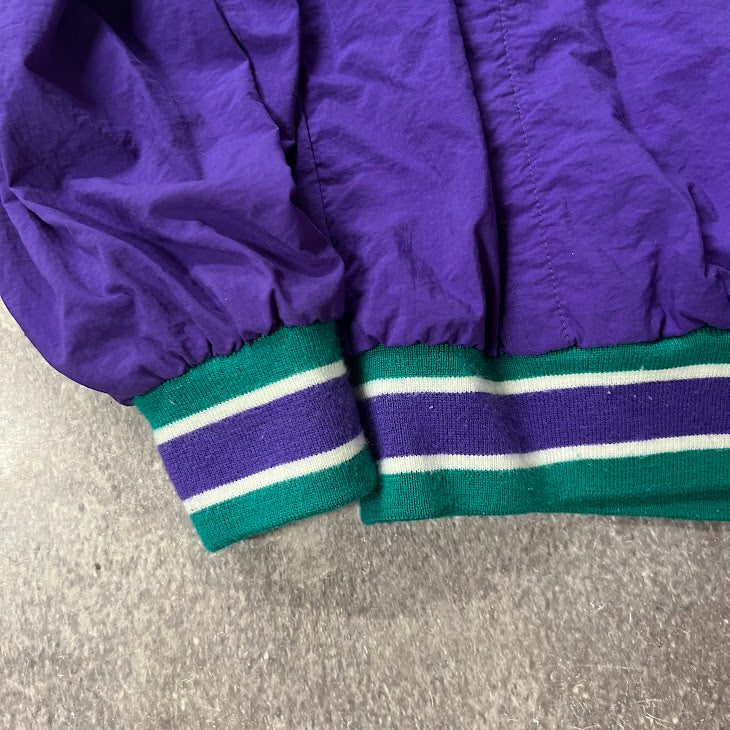 90s Champion Made in USA Embroidered Vintage Athletic Jacket L