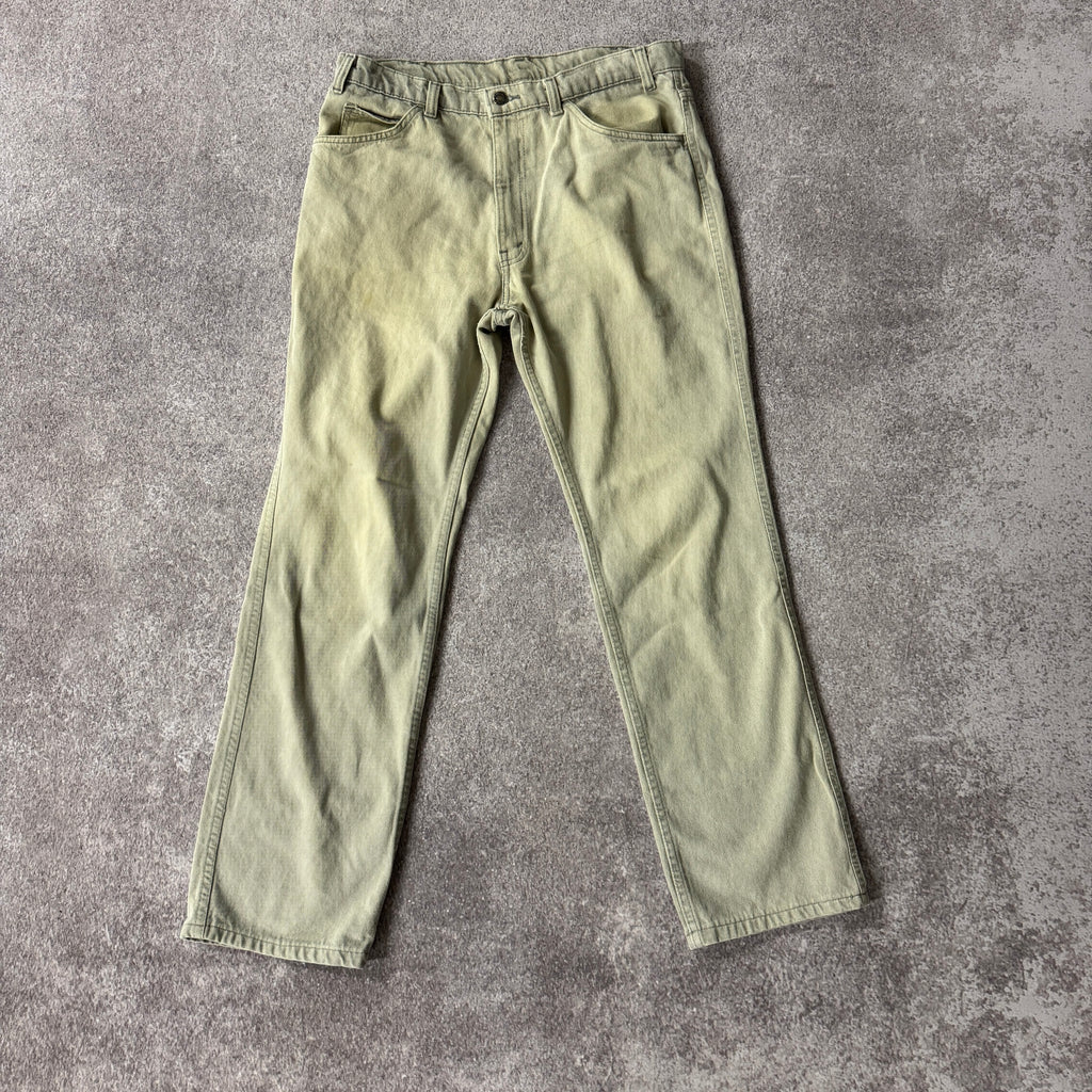 80s Levi's Skosh Gray Relaxed Sun Faded Jeans