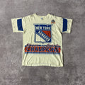 90s New York Rangers Salem Sportswear All Over Print Tee L