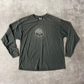 2010s Harley Davidson Roanoke Rapids, North Carolina Gray Distressed Long Sleeve Tee 3XL